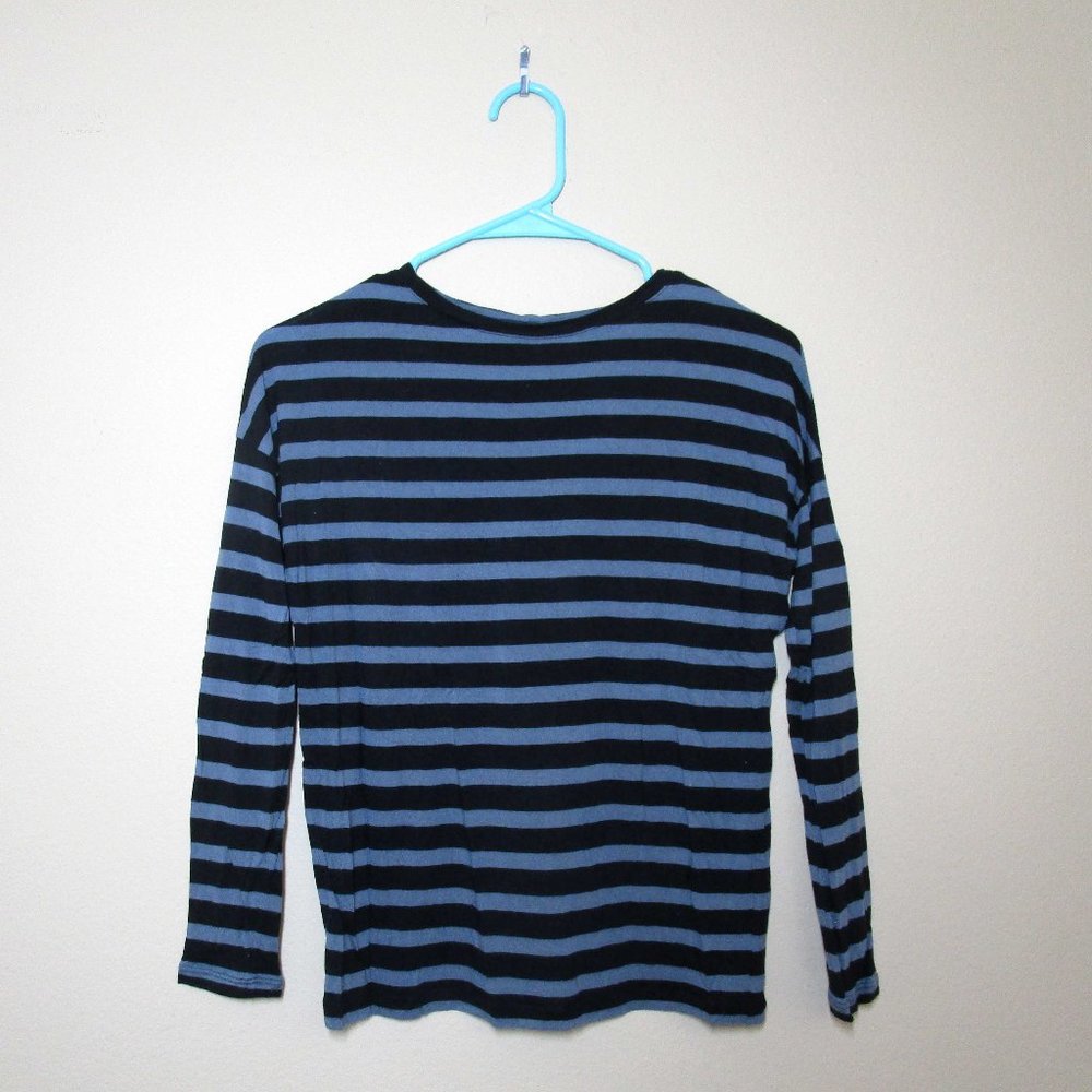 Vince  Striped Long Dolman Sleeve T-Shirt XXS